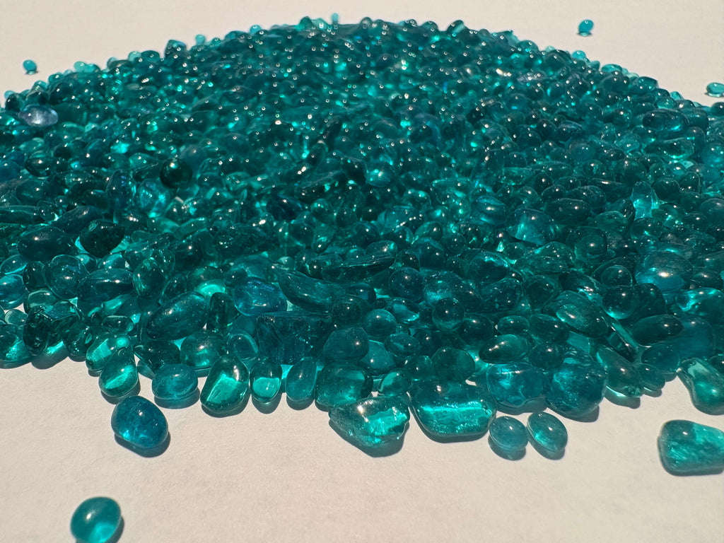 IMPERIAL GREEN TOPAZ POLISHED RUBBLE