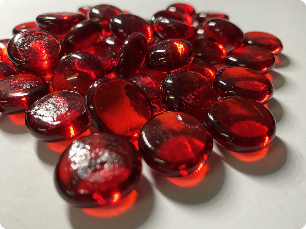 RUBY RED REFLECTIVE BEAD