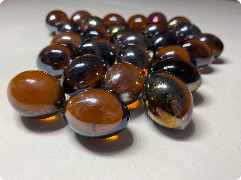 COCOA BEAN REFLECTIVE POLISHED GLASS [BULK]