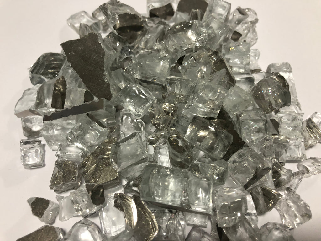 SILVER REFLECTIVE CRUSHED GLASS