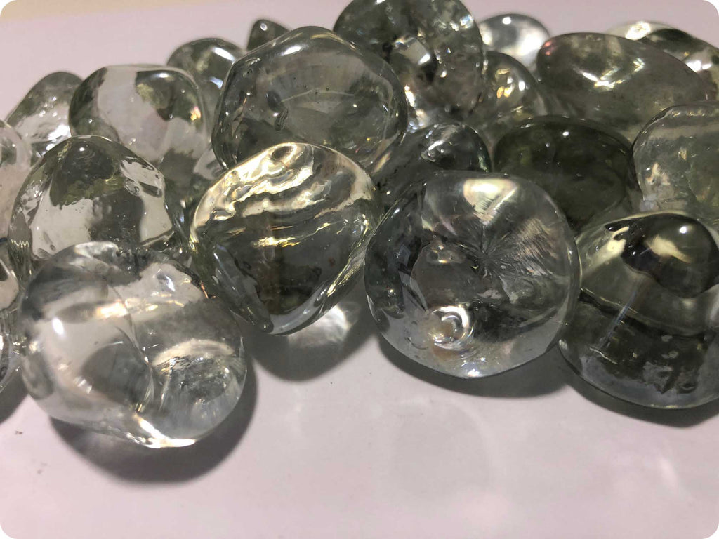 PLATINUM REFLECTIVE DIAMOND NUGGET - Aussie Fire Glass