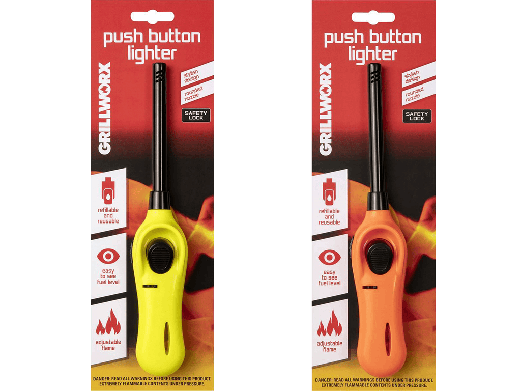GRILLWORX PUSH BUTTON REFILLABLE LIGHTER