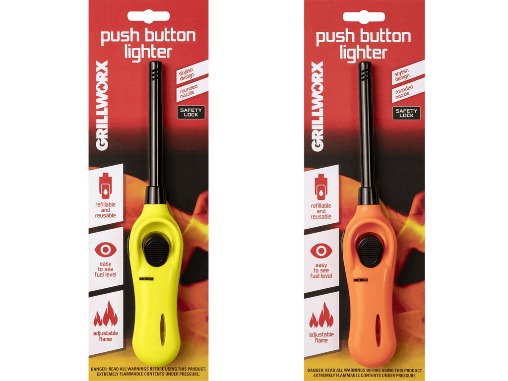 GRILLWORX PUSH BUTTON REFILLABLE LIGHTER
