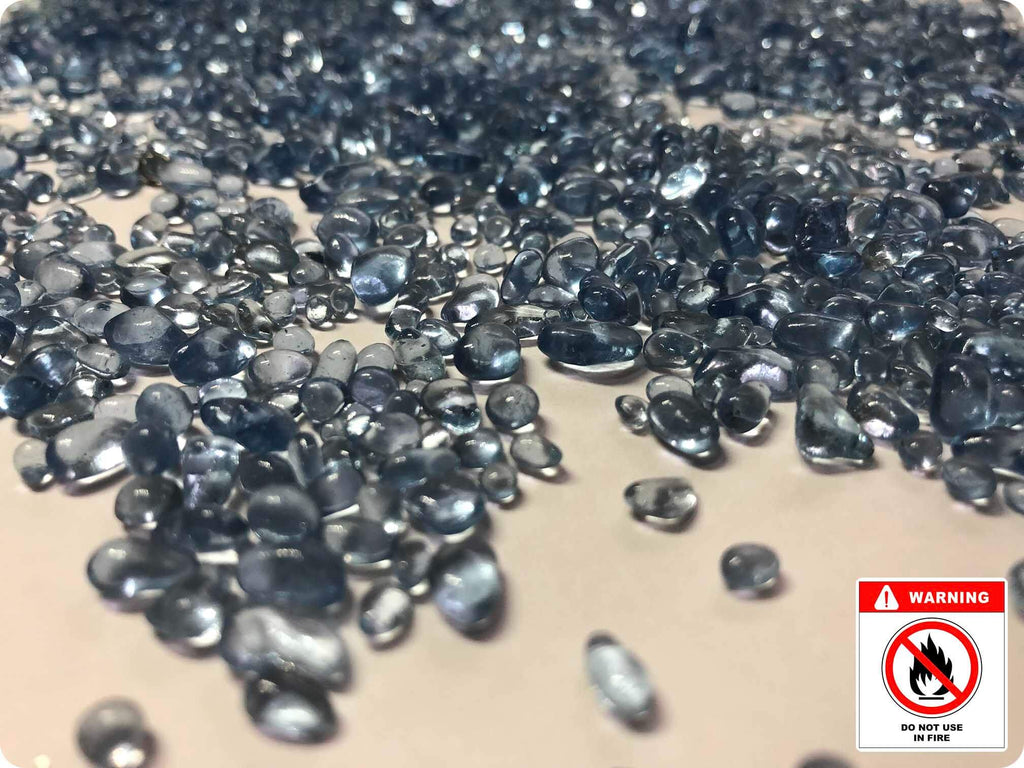 AQUAMARINE BLUE POLISHED RUBBLE